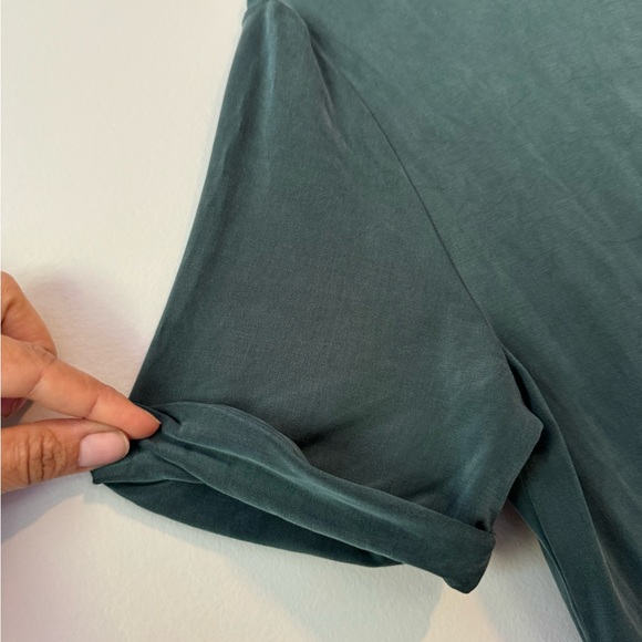 Anthropologie Dolan Left Coast Plunge Tunic Dress Green Sz xs - Picture 7 of 7